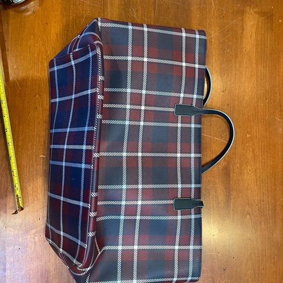 Kate Spade plaid tote bag - Picture 4 of 6